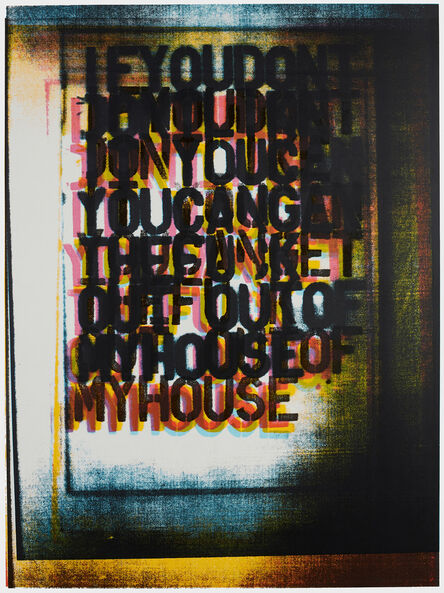 Christopher Wool, ‘My House I’, 2020