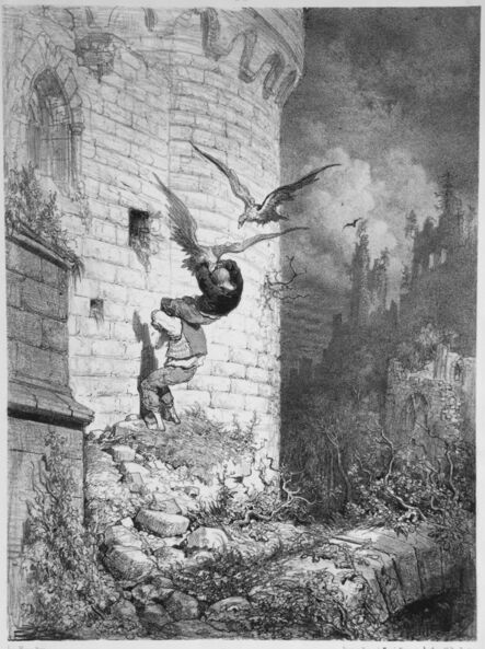 Gustave Doré, ‘LES DENICHCURS D'AIGLES, (THE EAGLE FINDERS) ’, ca. 1856-7