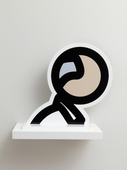Julian Opie, ‘Heads - Ian - 줄리안 오피 Cutout Sculpture’, 2017