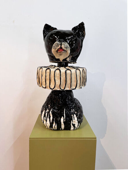 Luis Vidal, ‘Royal black cat’, 2023