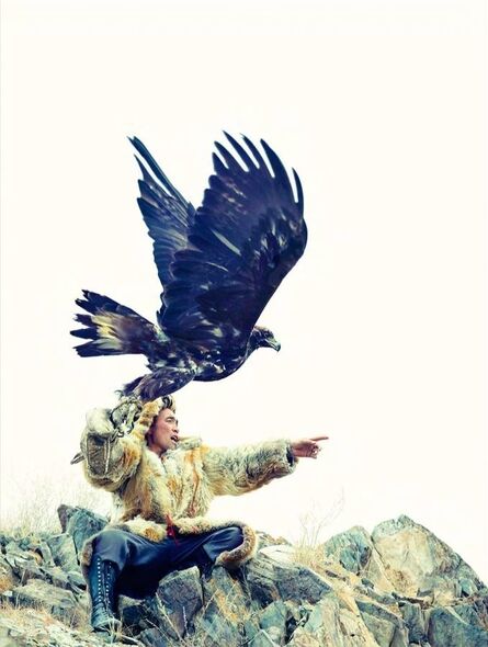 Lyle Owerko, ‘Eagle Hunter 16’