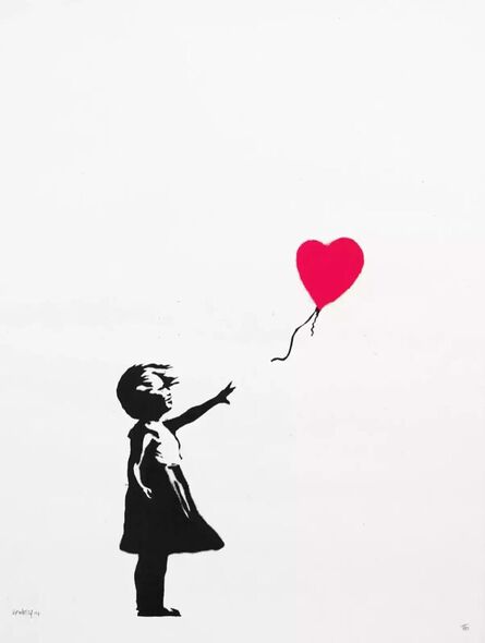 Banksy, ‘Girl With Balloon (signed)’, 2004