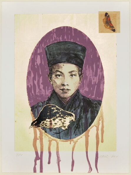 Hung Liu 刘虹, ‘Butterfly Dreams: Purple Nun’, 2011