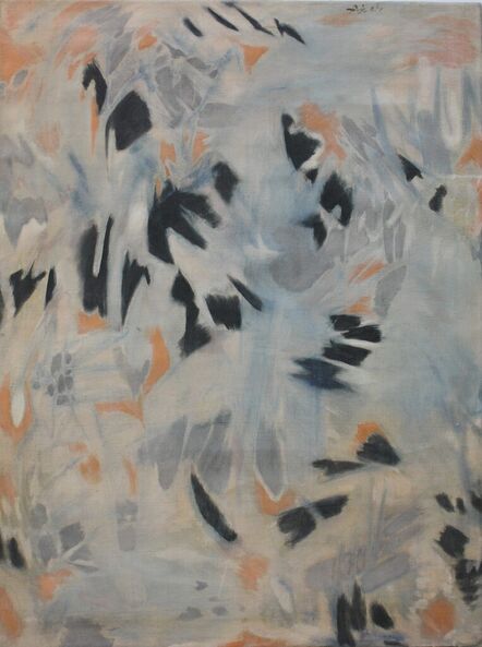 N. S. Bendre, ‘Untitled (Blue, Grey, Orange)’, 1965