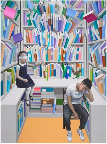 Hong Kyoung Tack, ‘서재 예언자(Library-a prophet)’, 2017-2022 