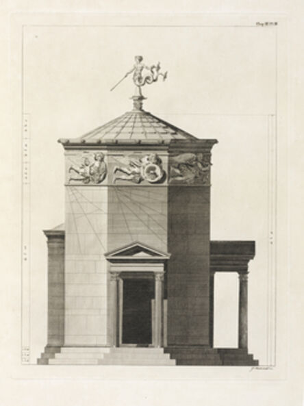 James Stuart, ‘The elevation of the Tower of the Winds’, 1762