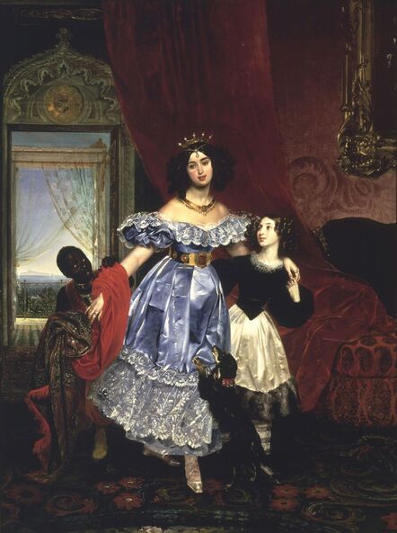 Karl Bruillov, ‘Portrait of Countess Samoilova’, 1832-1834