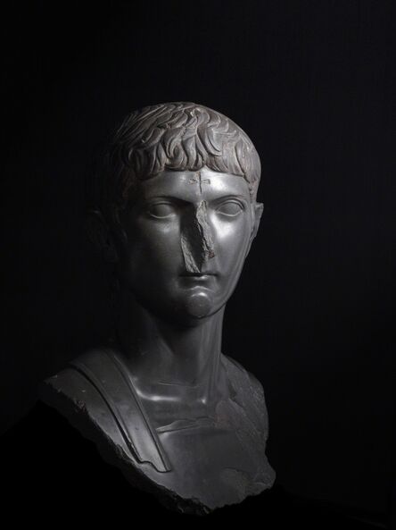 ‘Bust of Germanicus, great-nephew of Augustus with a Christian cross carved onto the forhead’, c. 14-20 AD