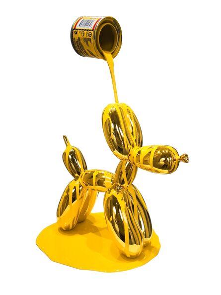 Joe Suzuki, ‘Balloon Puppy (Gold and yellow)’, 2020