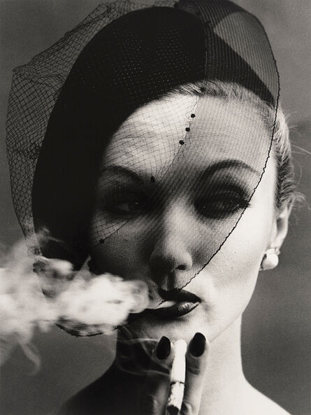 William Klein, ‘Smoke and Veil, Paris (Vogue)’, 1956