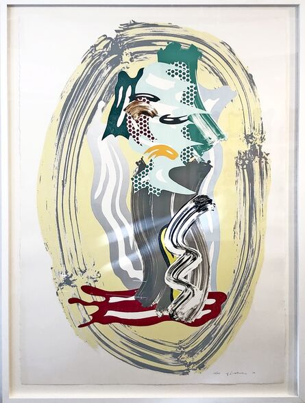 Roy Lichtenstein, ‘Green Face from Brushstroke Figures Series ’, 1989