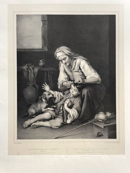 Bartolomé Esteban Murillo, ‘Femme épouillant un jeune garçon (Woman Delousing A Young Boy)’, ca. 1840