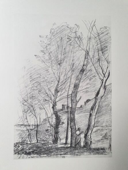 Jean-Baptiste-Camille Corot, ‘La Lecture sous les arbres’, 1932