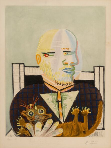 Pablo Picasso, ‘Vollard et son chat’, circa 1960