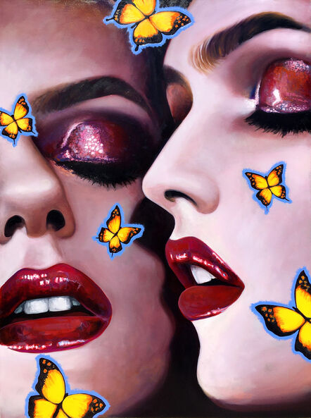 Manzur Kargar, ‘Butterfly Kiss’, 2020