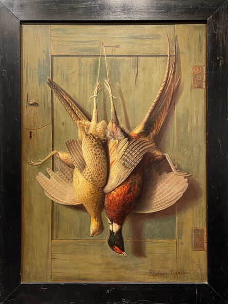 Richard LaBarre Goodwin, ‘Cock and Hen Pheasants’, ca. 1890