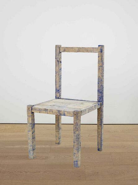 Bob Law, ‘Blue chair’, 1982