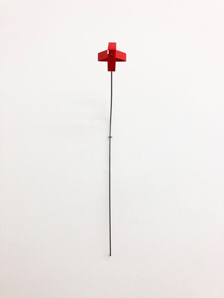 Michael Dumontier, ‘untitled (red flower, cross)’, 2019