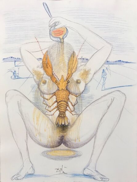 Salvador Dalí, ‘Casanova - Nude and Lobster’, 1967