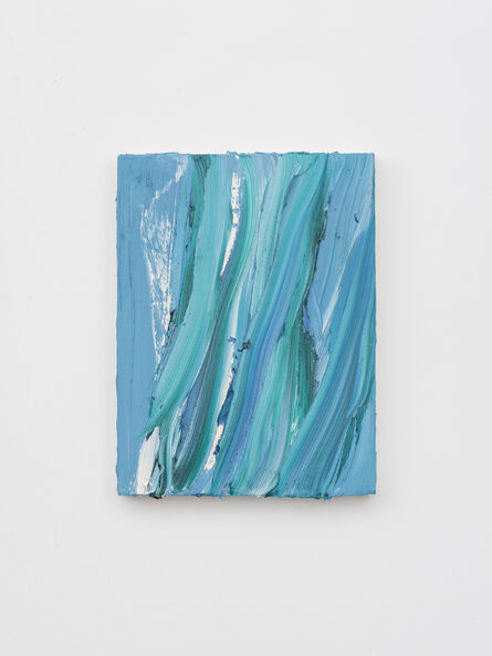 Jason Martin, ‘Untitled (Cobalt blue/Cobalt blue turquoise)’, 2020