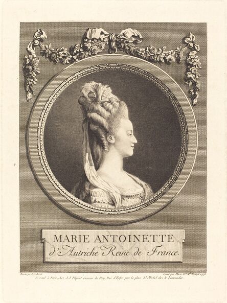 Marie Louise Adelaide Boizot after Louis-Simon Boizot, ‘Marie-Antoinette’, 1775