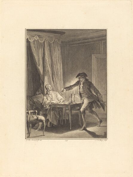 Nicolas Delaunay after Jean-Michel Moreau, ‘Ah! Jeune homme à ton bienfaiteur’, 1774