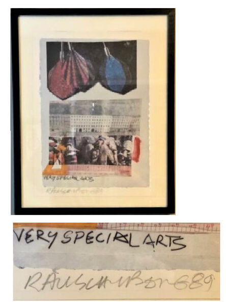 Robert Rauschenberg, ‘"Very Special Arts", 1989, SIGNED, A/P’, 1989