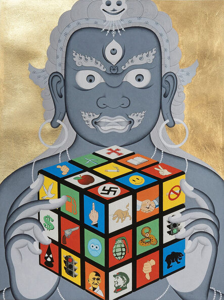 Tsherin Sherpa, ‘Your Move (Gold)’, 2022
