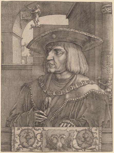 Lucas van Leyden, ‘Emperor Maximilian I’, 1520