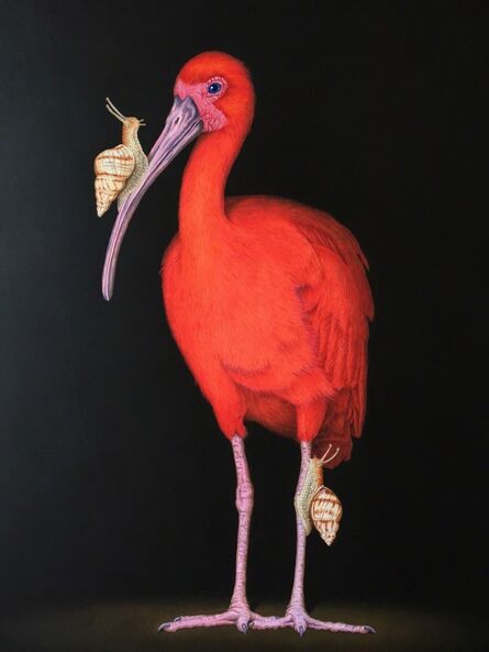 Isabelle du Toit, ‘Scarlet Ibis and Tree Snails’, 2018