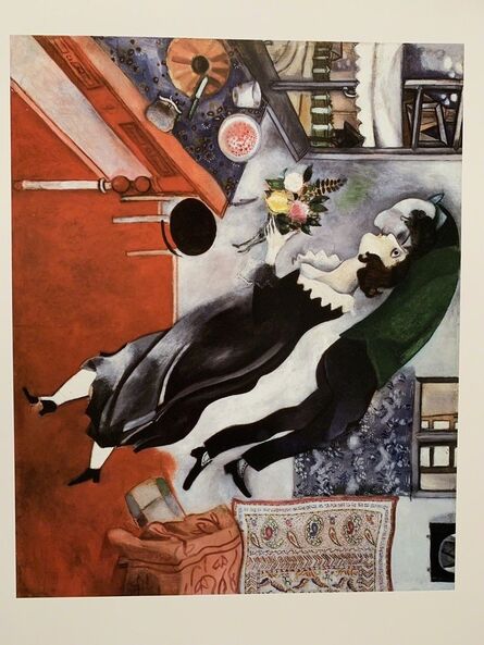 Marc Chagall, ‘MARC CHAGALL "BIRTHDAY" 1915 MCGAW GRAPHICS, MUSEUM OF MODERN ART NEW YORK’, 1995