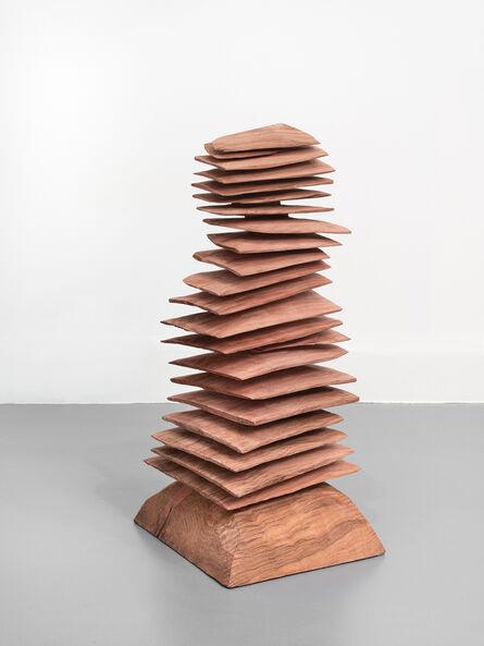 David Nash, ‘Red Stack’, 2020