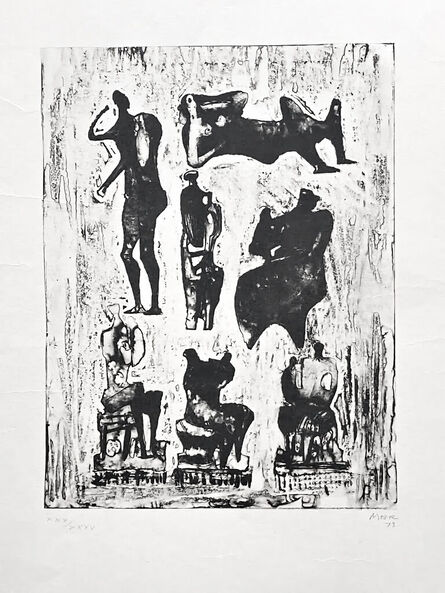 Henry Moore, ‘Seven Sculptural Ideas’, 1973