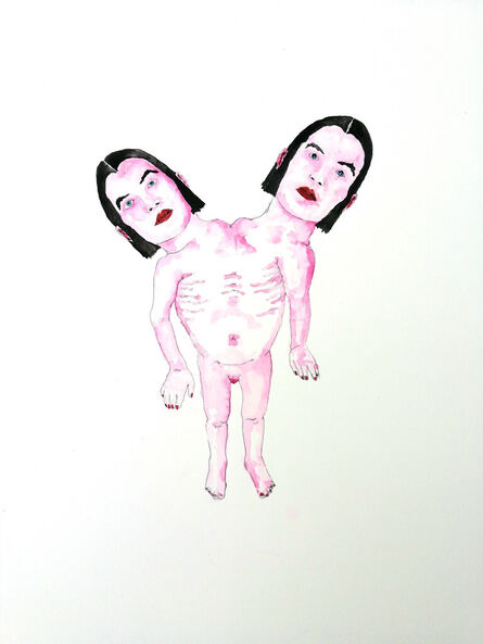 Marcel Delmotte, ‘Siamese Twins Female, from the Forbidden Drawings series’, 2021