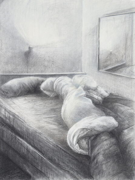 Ra'anan Levy, ‘Unmade bed by mirror’, undated