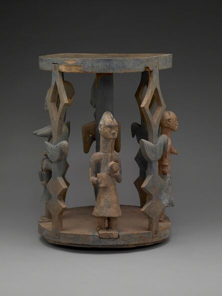‘Stool or Pedestal with Human Figure’, date unknown