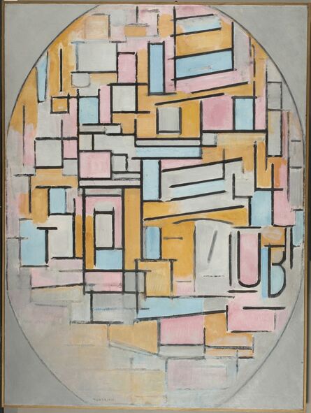 Piet Mondrian, ‘Composition in Oval with Colour Planes 2’, 1914