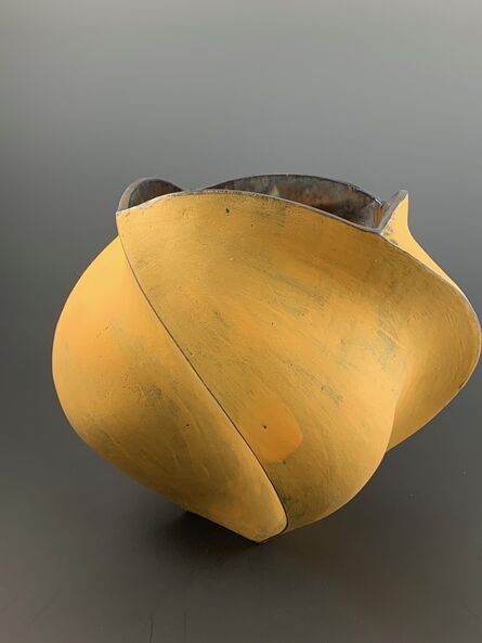 Peter Cunicelli, ‘Yellow Low Vase’, 425