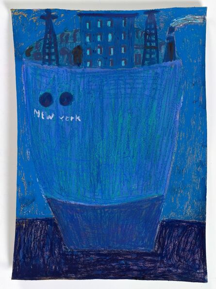 Tal R, ‘: a ship called New York’, 2017