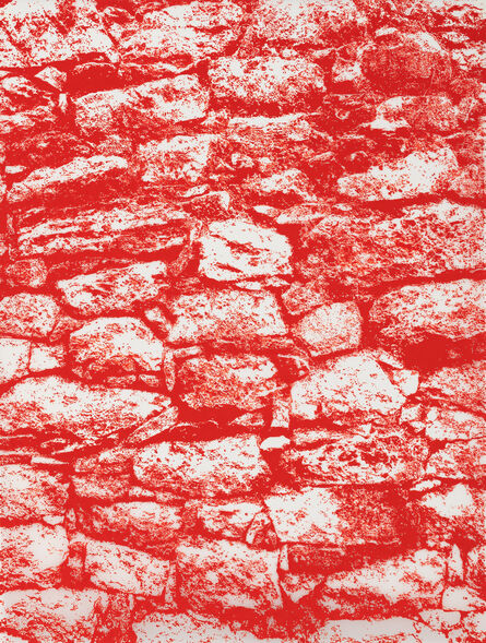 René Treviño, ‘Walls of Yucatán (Red Vermillion)’, 2019