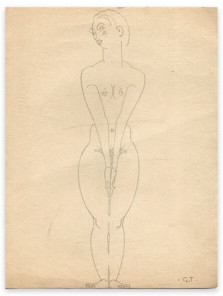Georges Henri Tribout, ‘Naked Woman Standing’, Early 20th Century