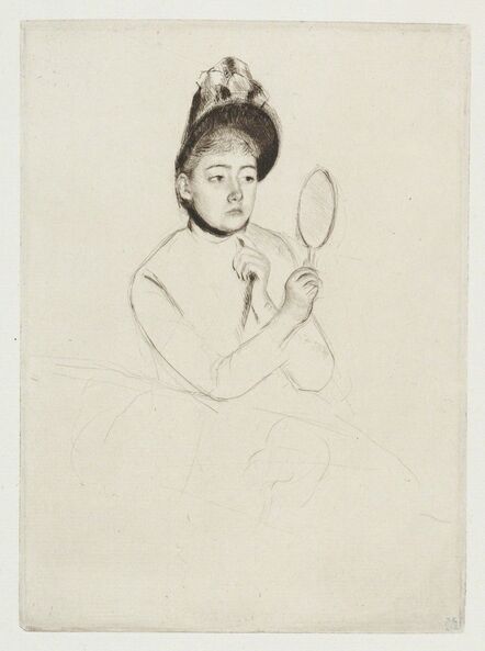 Mary Cassatt, ‘The Bonnet’, ca. 1891