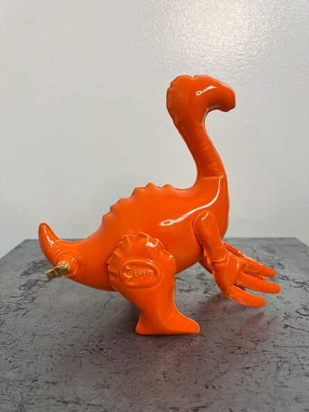 Brett Kern, ‘Inflatable Therizinosaur Orange Dinosaur ’, 2020
