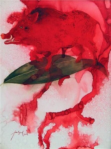Feridun Oral, ‘Red pig’, 2007