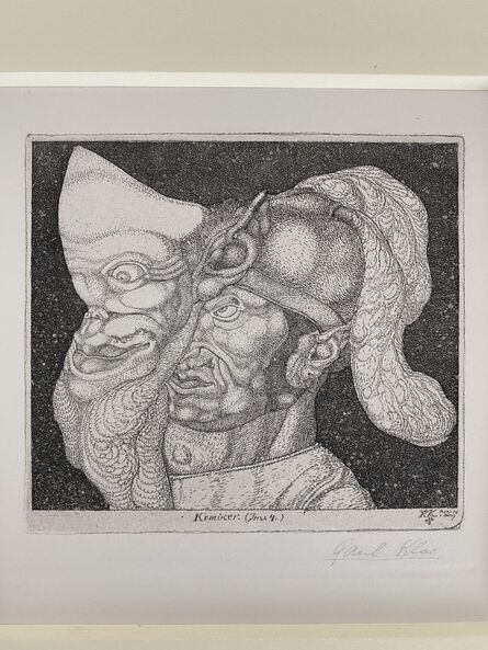 Paul Klee, ‘Komiker-Ins.4-II Fassung’, 1904