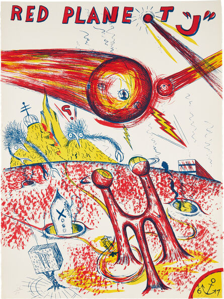 H.C. Westermann, ‘Red Planet 'J' (Red Planet J)’, 1967