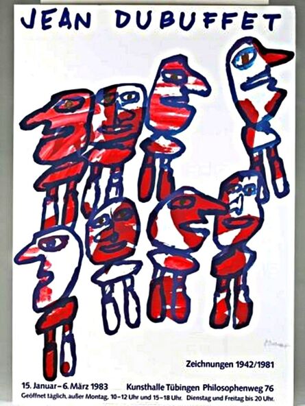 Jean Dubuffet, ‘Zeichnungen 1942/1981 (Hand Signed)’, 1983