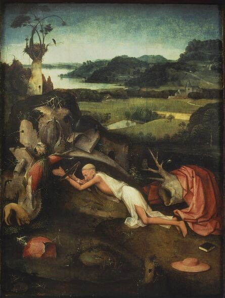 Hieronymus Bosch, ‘Saint Jerome at Prayer’, 1490-1500