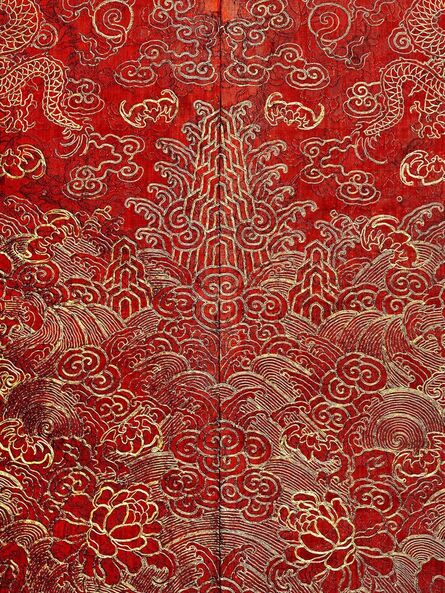 ‘Festival Robe (detail)’, 19th century-Daoguang (1821–50)–Xianfeng (1851–61) period