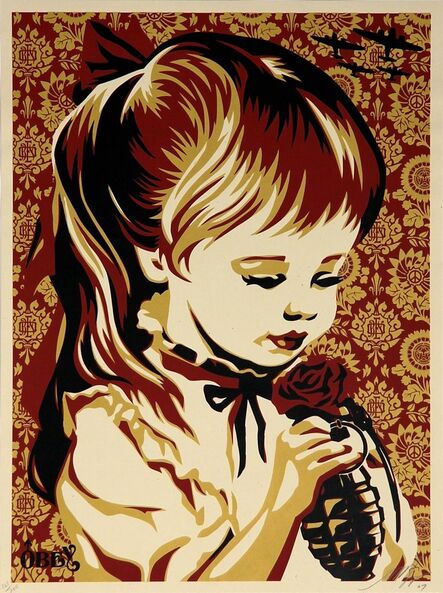 Shepard Fairey, ‘War by Numbers (Red)’, 2007